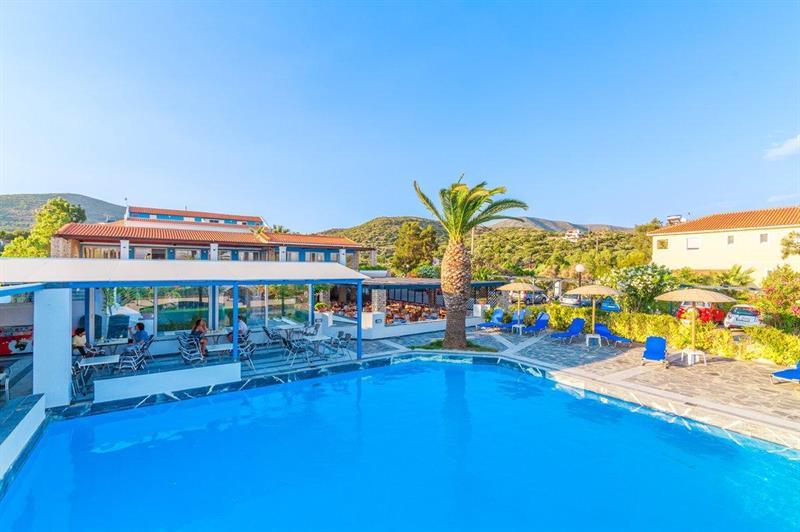 Zefiros Beach Hotel Mykali Exterior photo